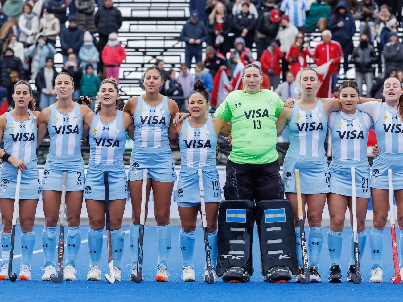 Las Leonas debutan ante el martes 10 en Hobart.Foto:CAH