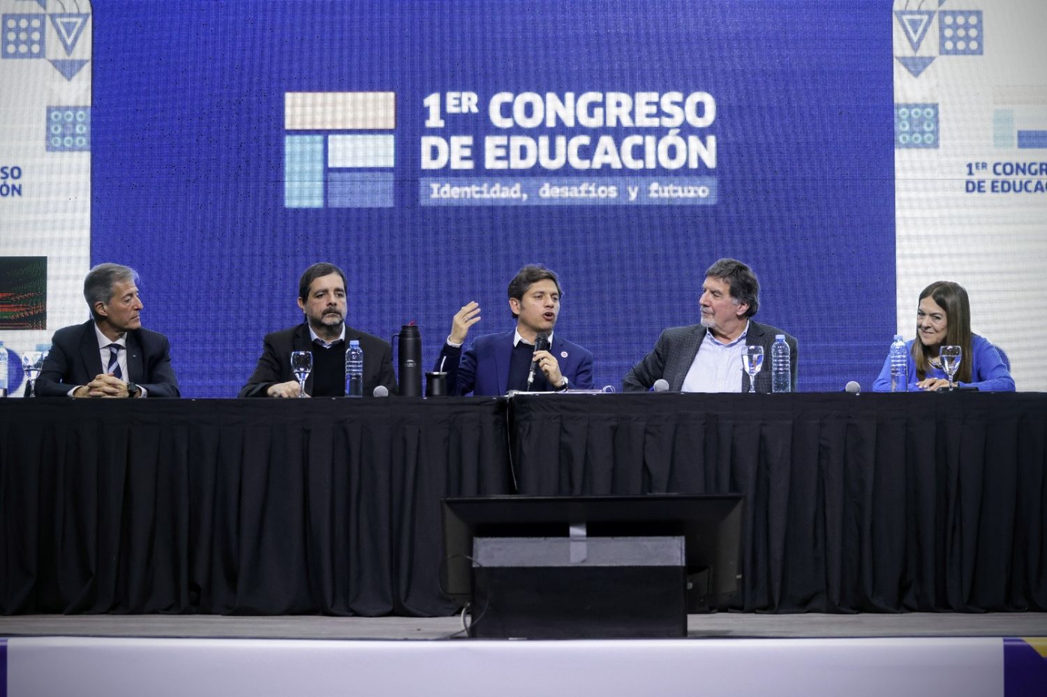 Kicillof encabezó este jueves la apertura del 1° Congreso de Educación.