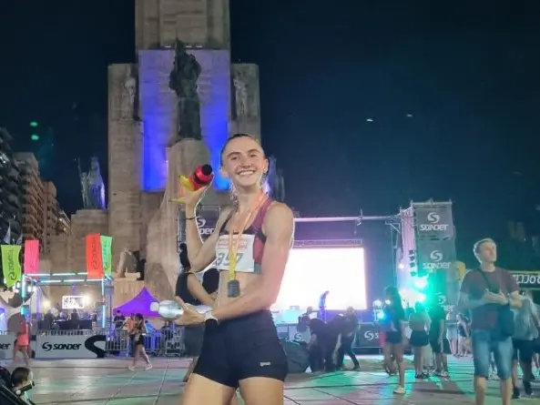 Sofi Fregona hizo podio en Rosario.Foto:Todo a Pulmón