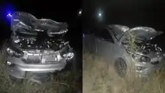 Auto destruido y caballo muerto: accidente en Ruta 12 cerca de Ceibas