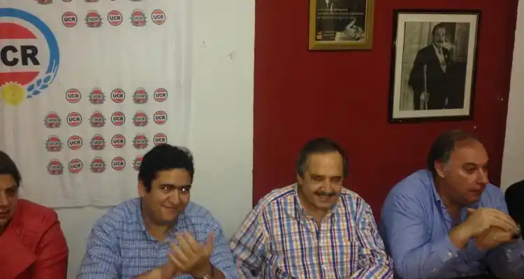 Ricardo Alfonsín acompañó la asunción de Pablo Quiroga como Presidente de la UCR