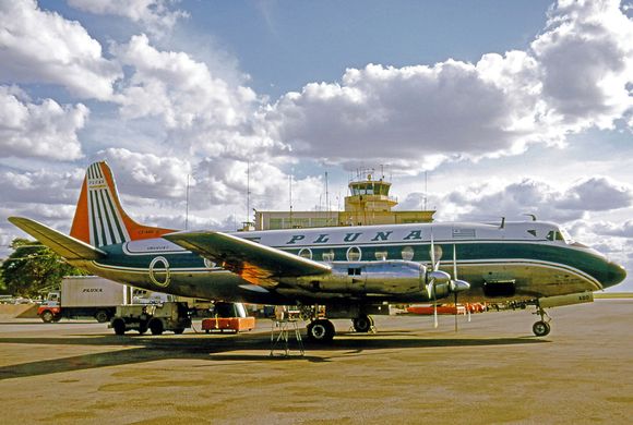 #TBT: PLUNA international routes to and from Uruguay in 1970