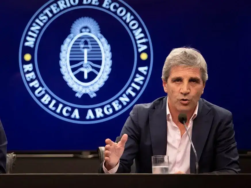 Ministro de Economía, Luis Caputo.