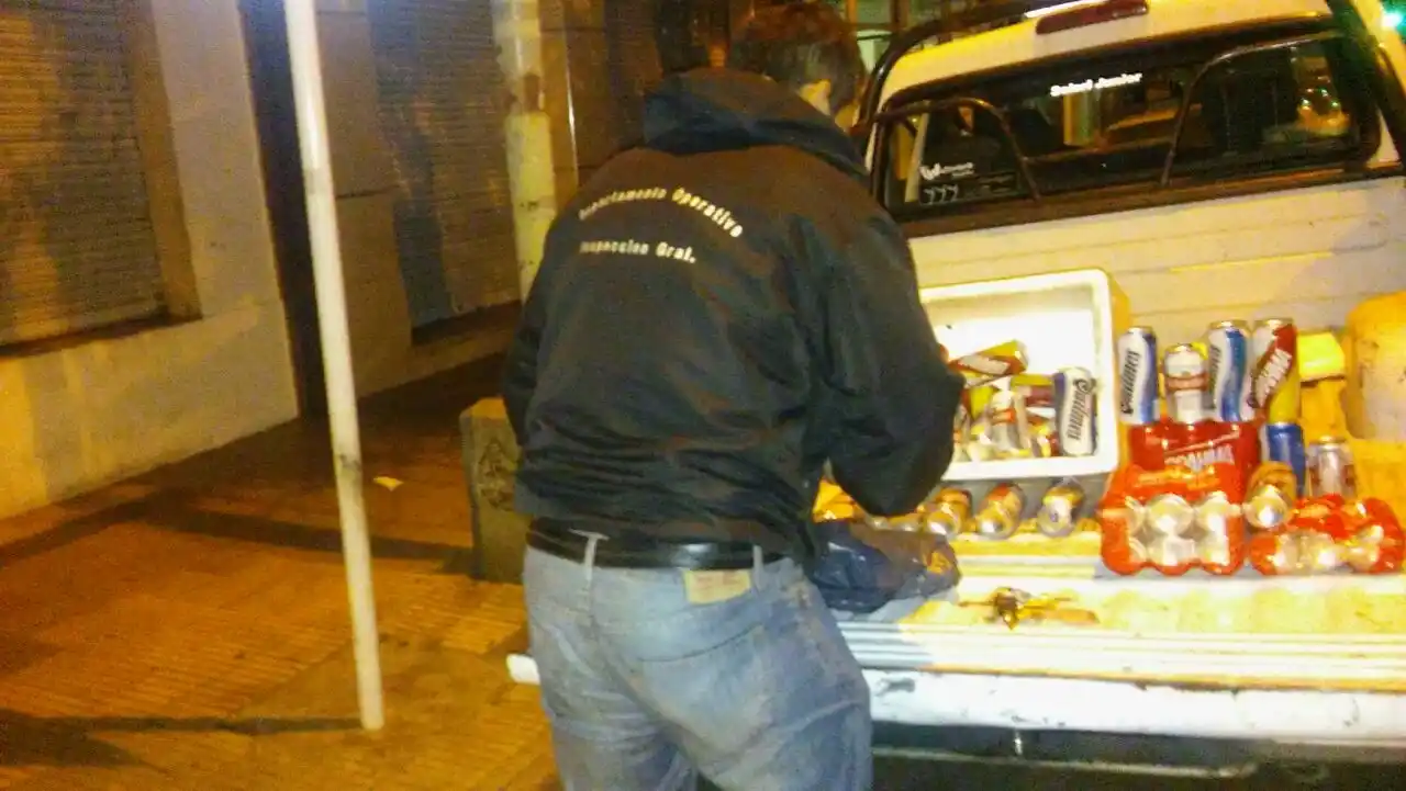 En la previa del superclásico, incautaron más de 600 litros de alcohol