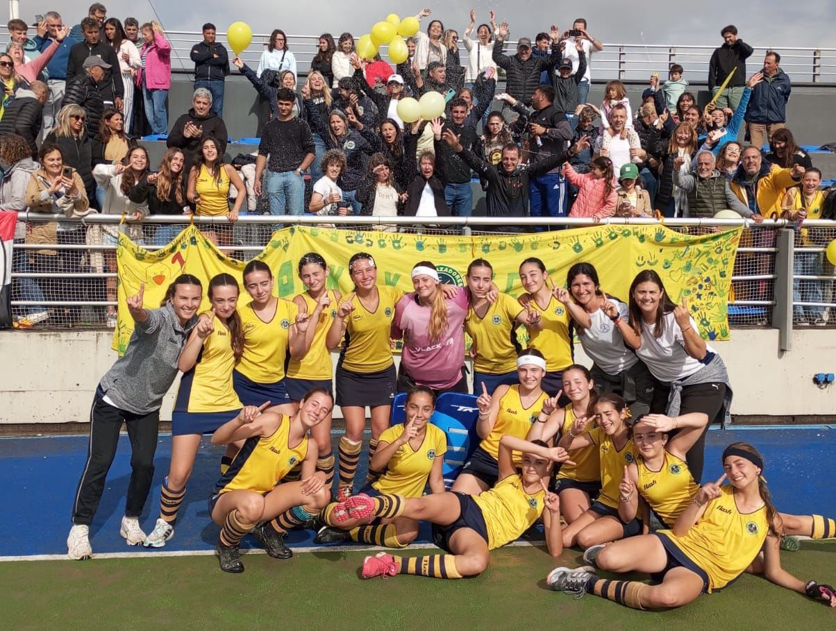 El Sub 14 de Cazadores ascendió a la categoría A en el Regional de hockey sobre césped