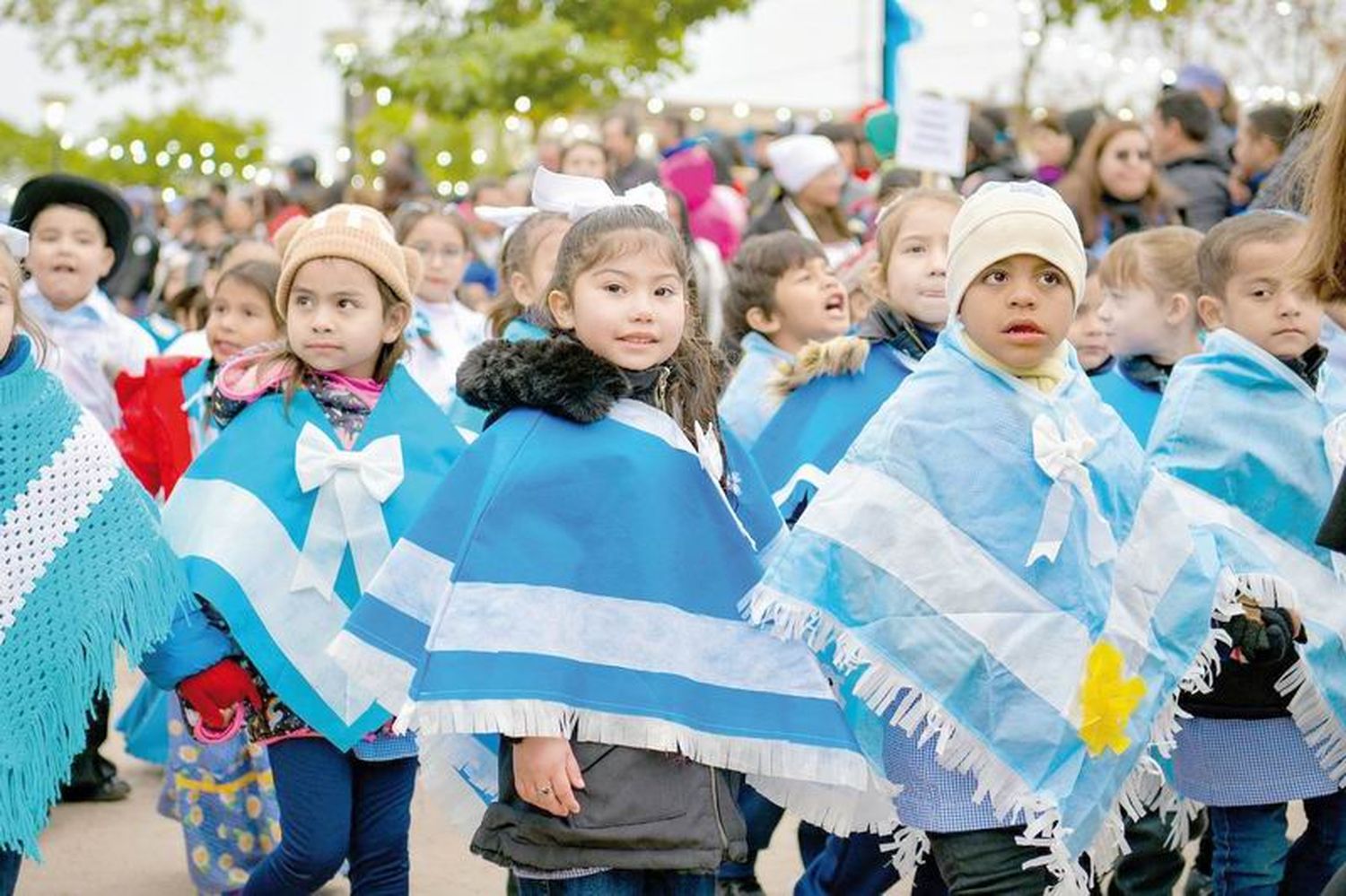 El Día de la Independencia se festejó en toda la provincia
y el vicegobernador Eber Solís participó del acto en Pirané