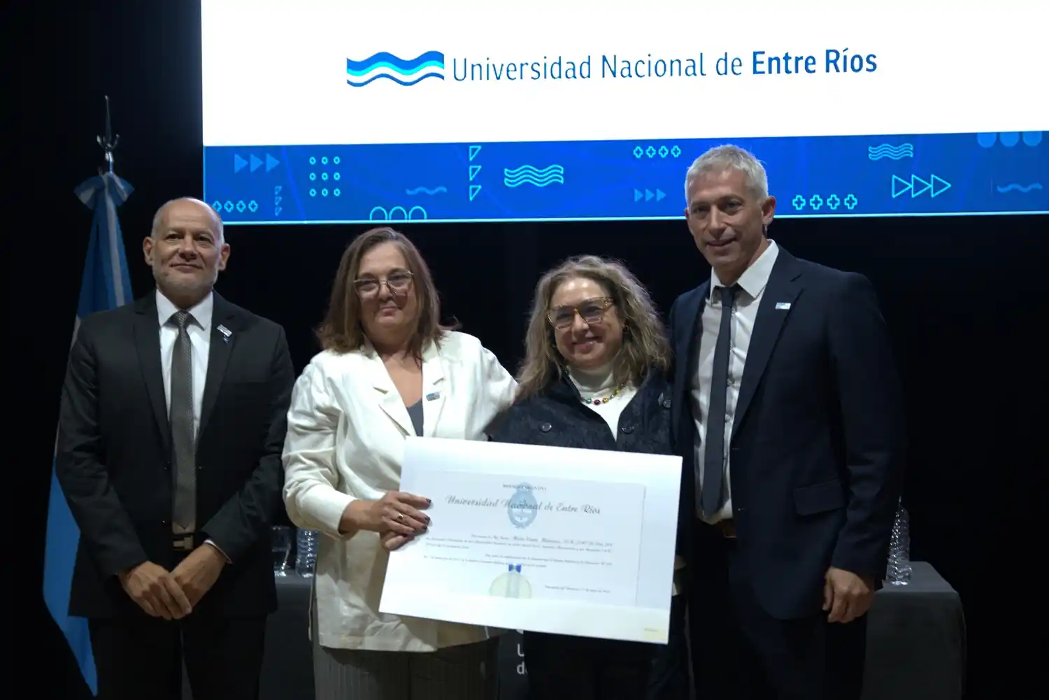 Juan Manuel Arbelo y María Carla Mántaras asumieron al frente de la UNER para el período 2026-2030