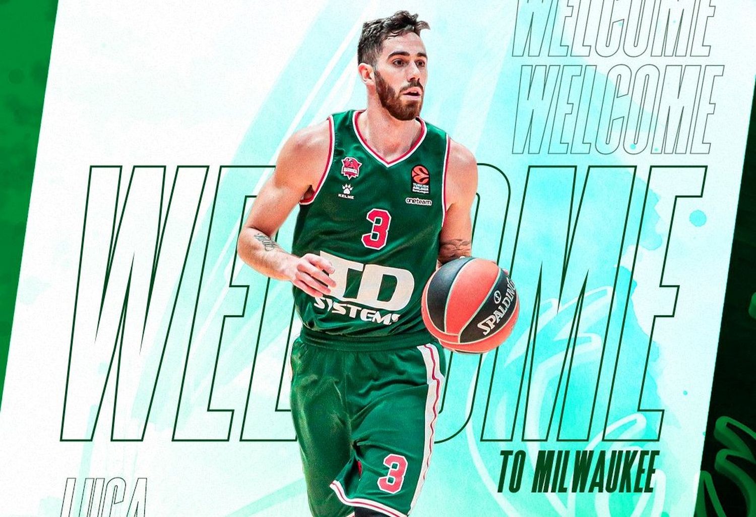 Luca Vildoza fue oficializado como jugador de Milwaukee