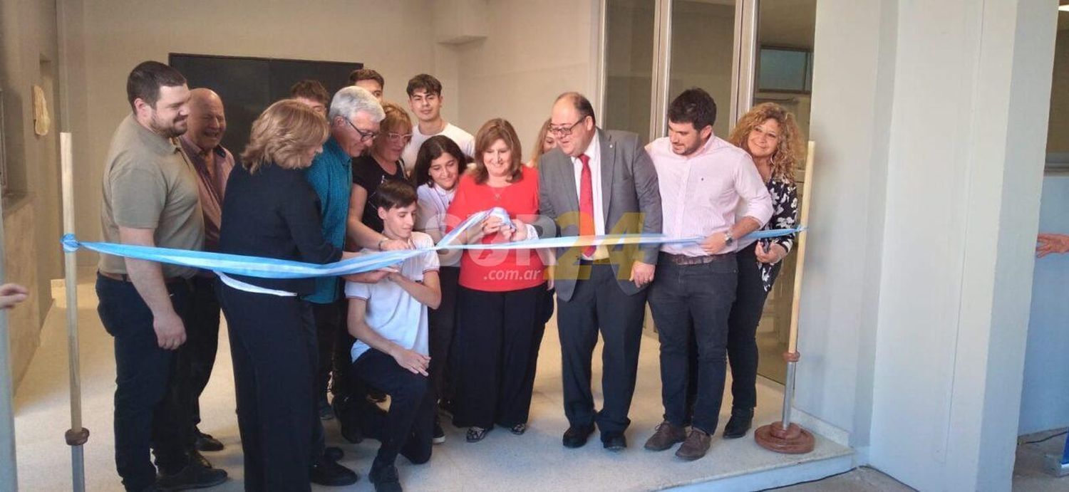 Con Frana y Cantero, se inauguraron las obras de remodelación del Taller de “El Industrial”