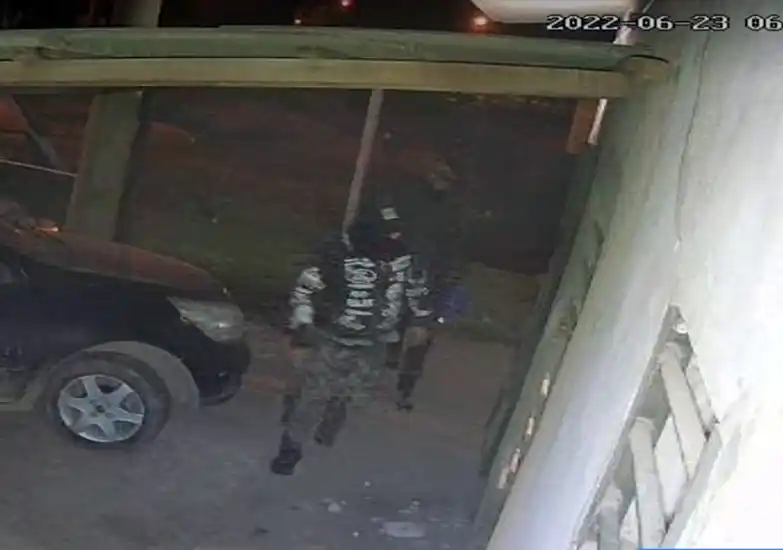 Un robo quedó grabado en cámaras de seguridad