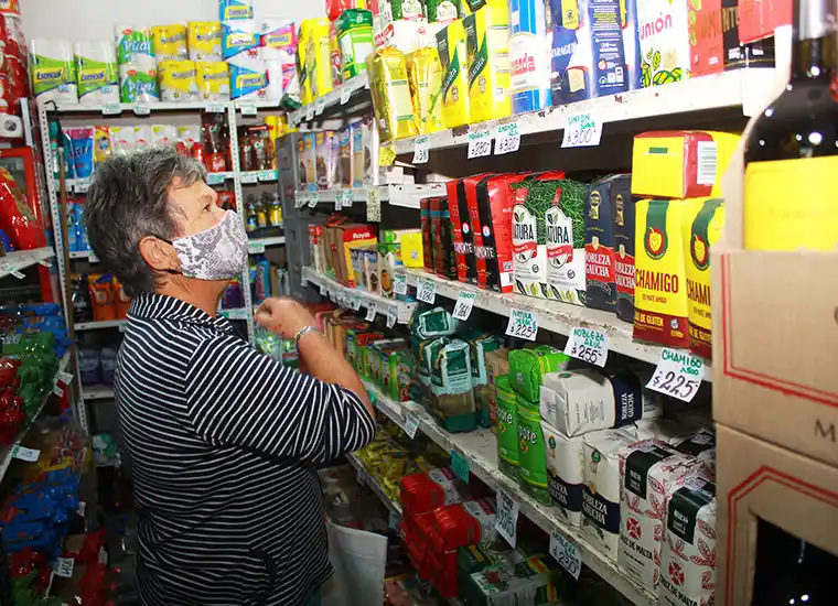 Preocupación por la inflación en alimentos y la caída del consumo