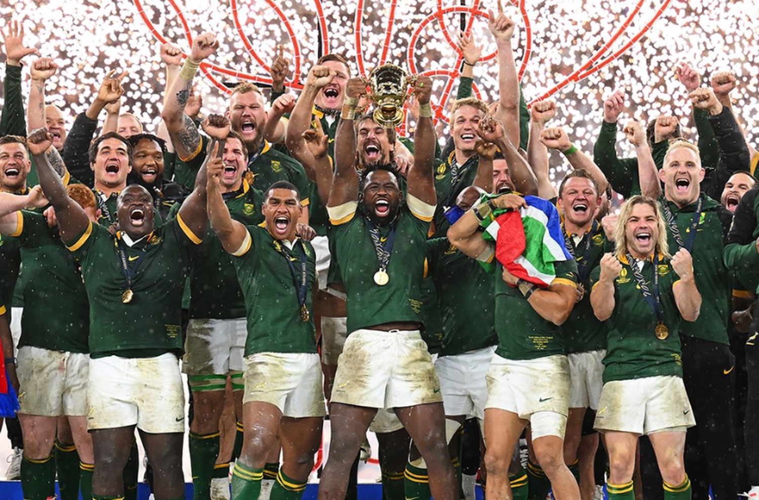 Sudáfrica se coronó campeón del Mundial de Rugby por cuarta vez en su historia