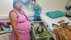 Tuvo su séptimo hijo varón y quiere que Alberto Fernández sea el padrino