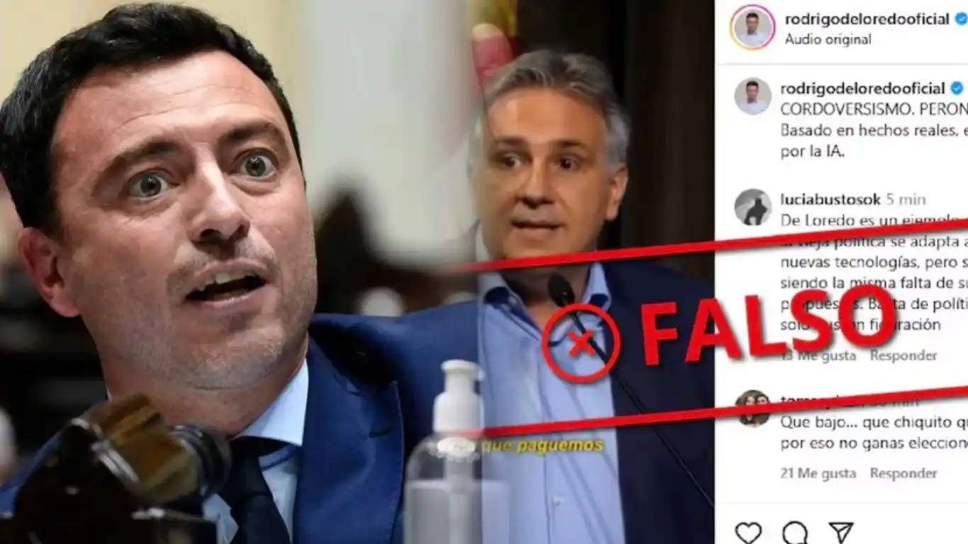 El PJ local repudió a De Loredo por usar IA contra Llaryora: “Es inmoral y constituye un delito”