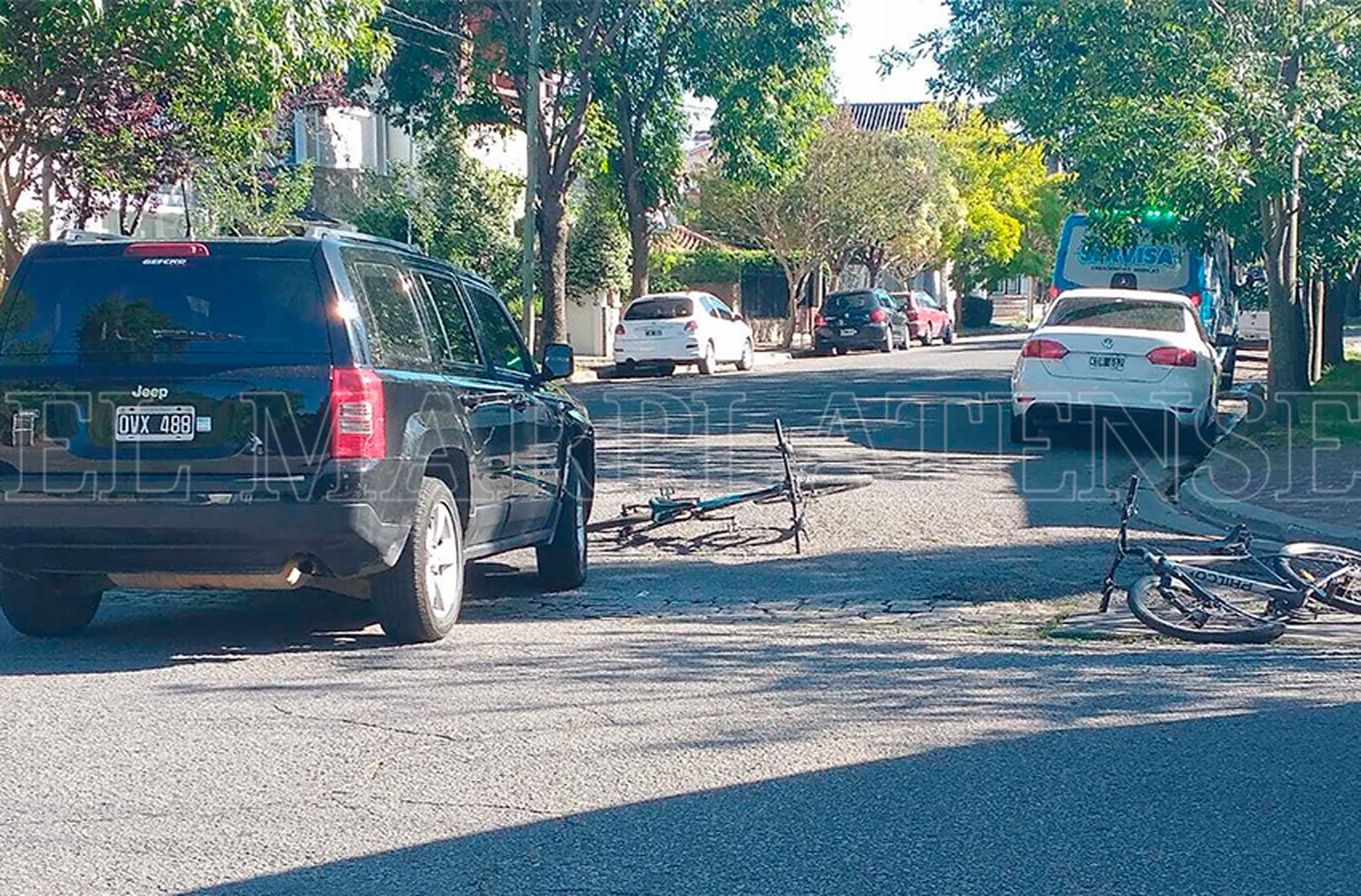Ciclista atropellada en Los Troncos
