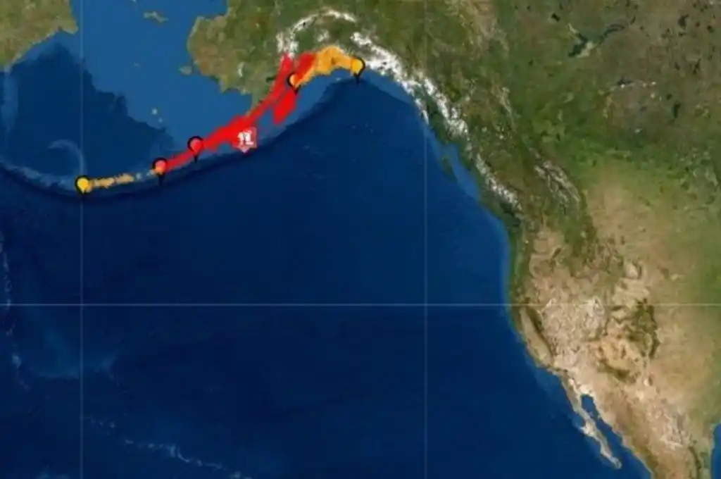 Un potente sismo de intensidad 7,8 remeció Alaska