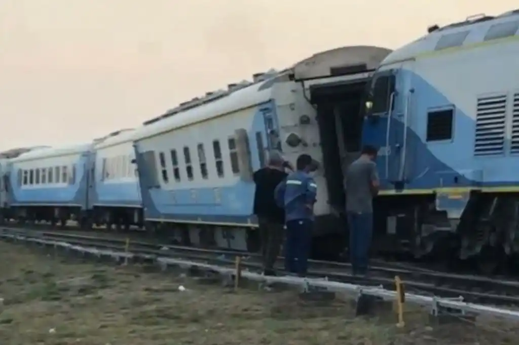 Descarriló un tren de pasajeros entre Rosario y Pérez