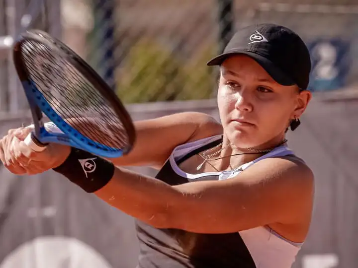 Larraya Guidi no pudo con la estadounidense Korpanec Davies.