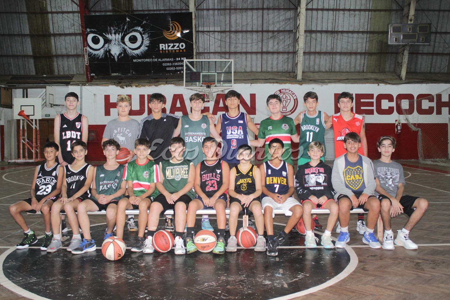 La nómina de la U13 comenzó sus entrenamientos