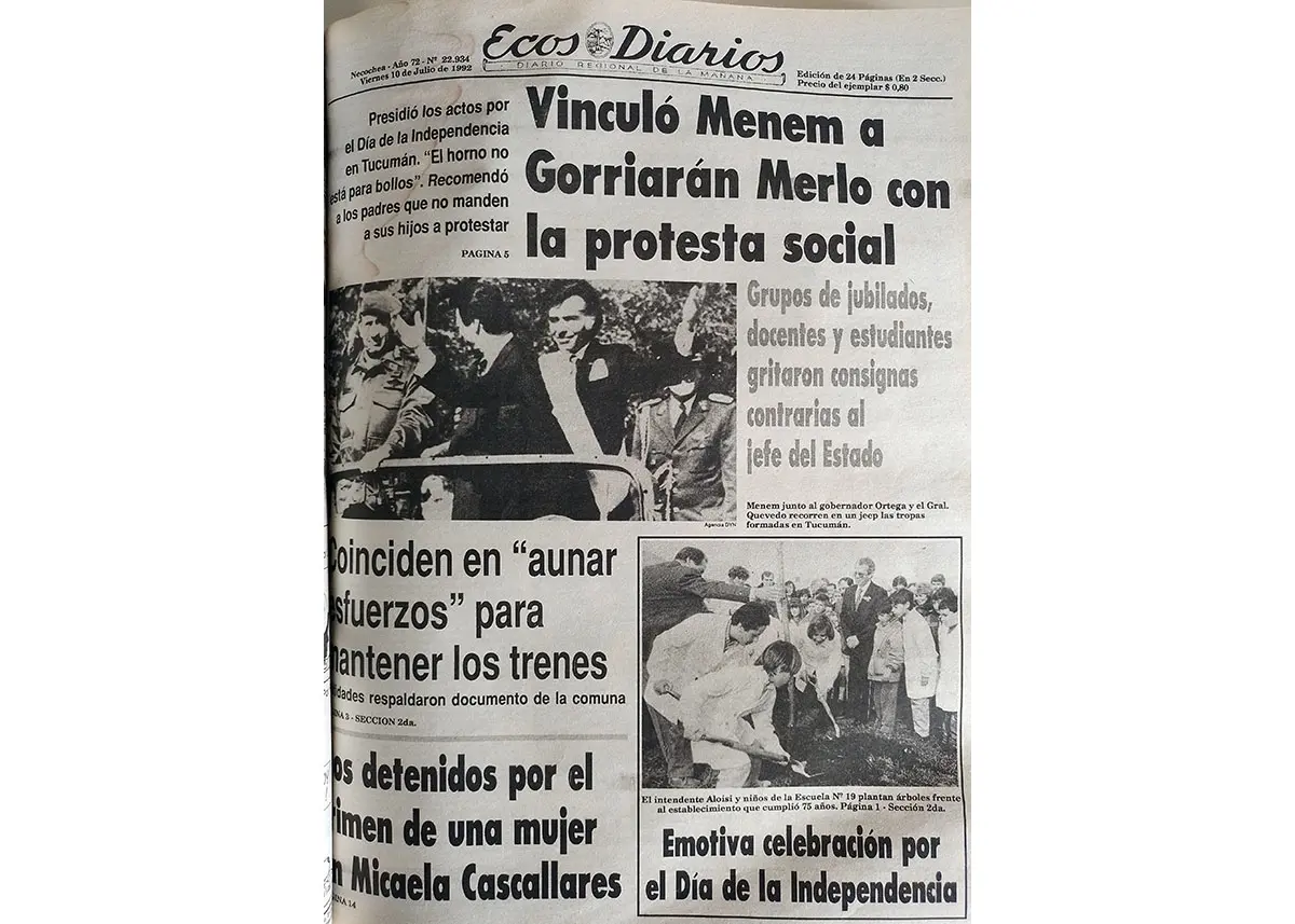 Sábado 11 de Julio de 1992