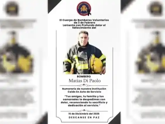 Tragedia en El Palomar: un bombero murió tras ser atropellado durante un operativo