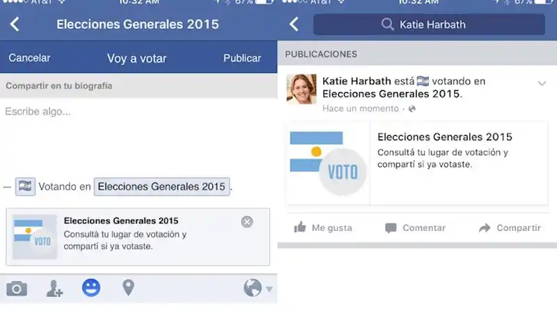Facebook estrenará el domingo su botón de "Yo voté"