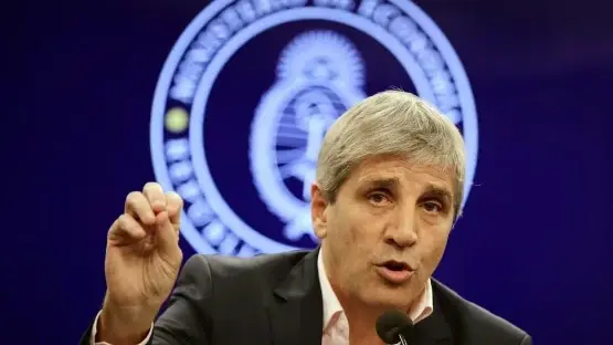 El ministro de Economía, Luis Caputo.

Prensa Presidencia de la Nación.