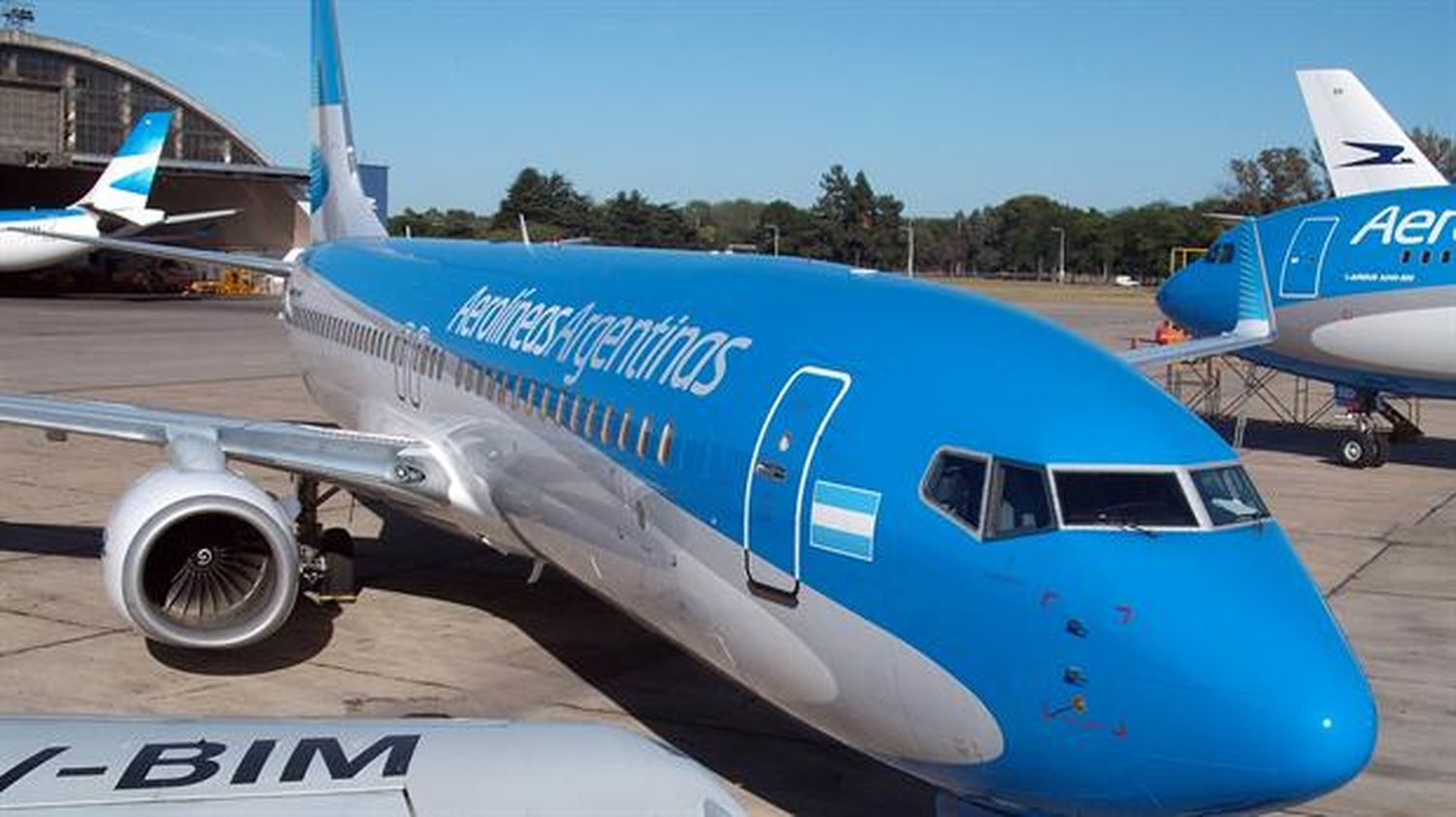 Aerolíneas Argentinas.