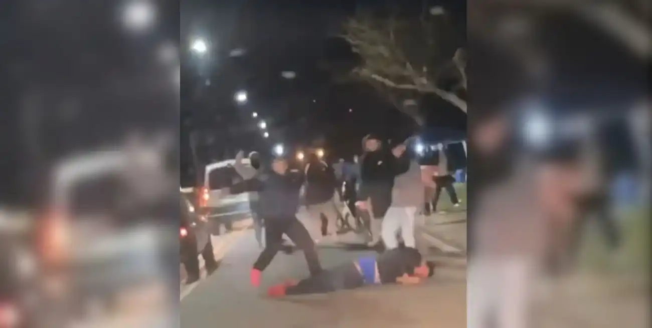 La imagen deja en claro el grado de salvajismo de la agresión.