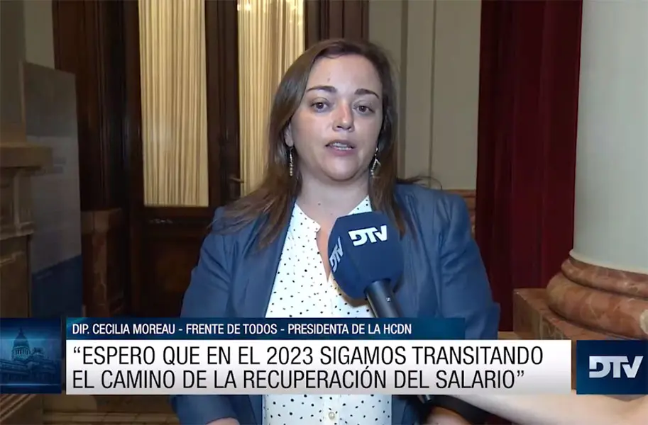 Moreau destacó los consensos obtenidos en la Cámara de Diputados y llamó a resolver diferencias con debate