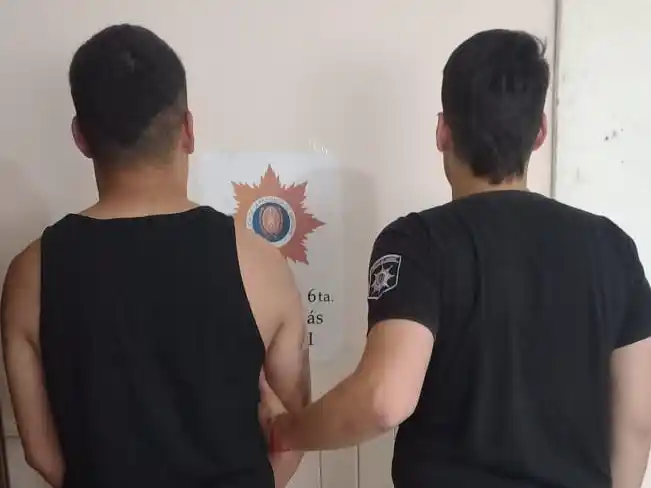 El conductor en el momento de la detención.