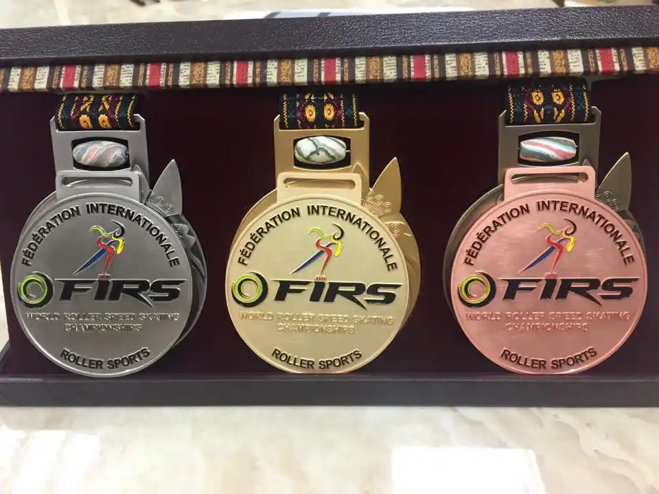 Las medallas que se entregarán en el Mundial. 