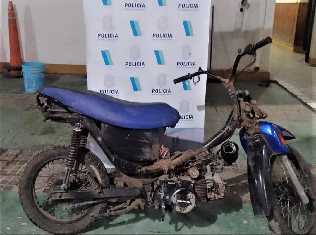 En Chascomús se dio con una moto sustraída en Castelli