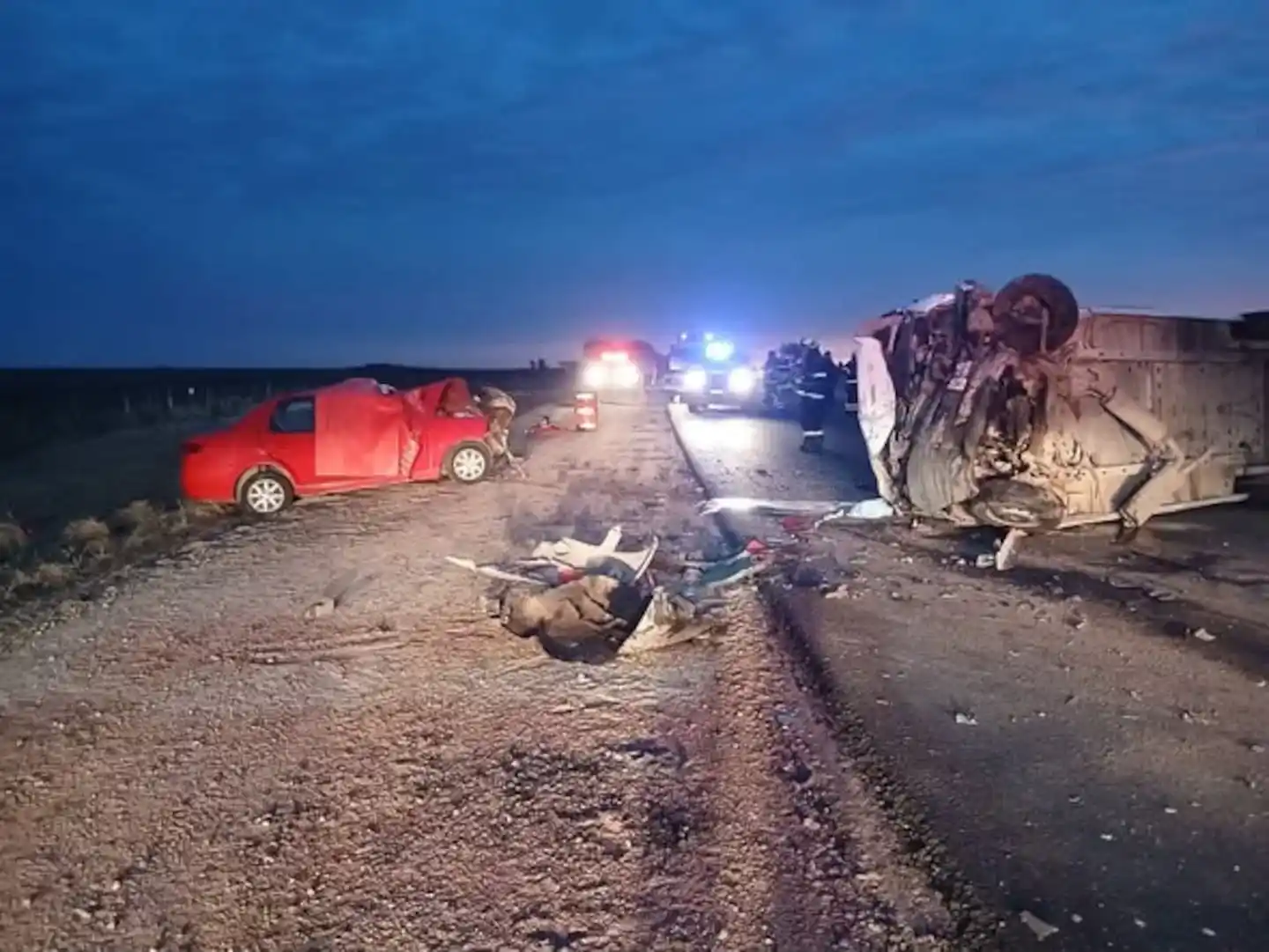 El siniestro se produjo sobre la Ruta Provincial 4.