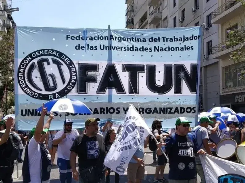 En Lucha. La Federación de trabajadores universitarios celebró el fallo de la Justicia, luego del trabajo que vienen realizando contras las medidas del gobierno nacional