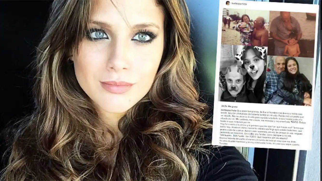 Barbie Vélez y una emotiva carta tras la muerte de su abuelo