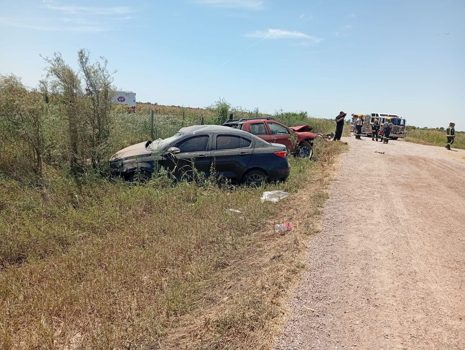 Accidente fatal en zona rural de Suardi: murió una mujer tras un choque entre dos vehículos