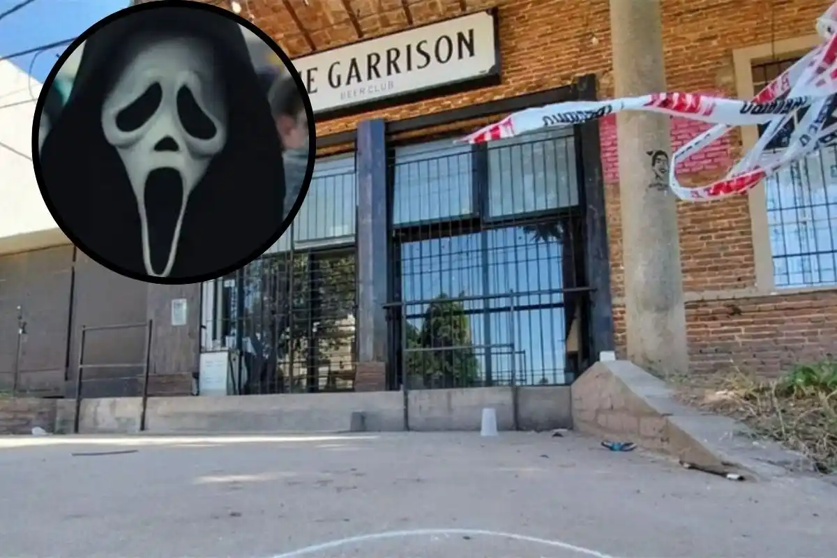 Un motociclista enmascarado disparó contra una gran cantidad de personas