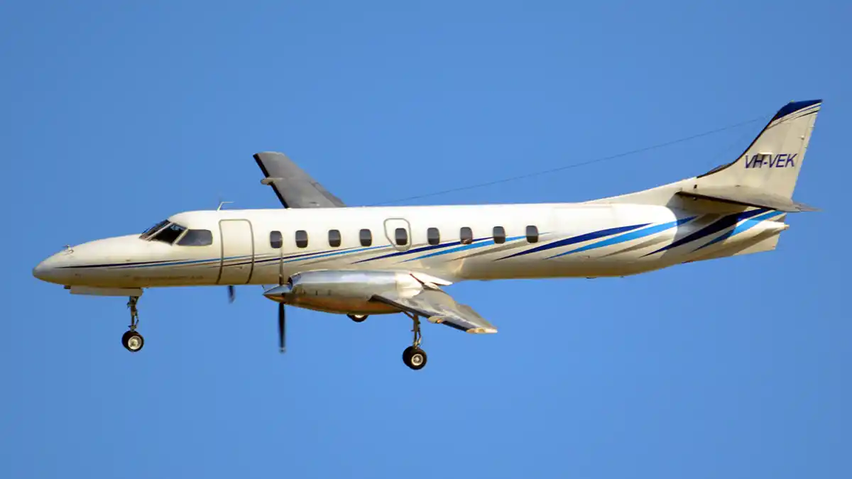 Para los vuelos. Se utilizarían naves tipo Fairchild Swearingen Metroliner 4
