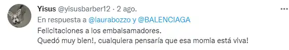 Algunos de los comentarios en la publicación de Laura Bozzo. Foto Twitter