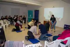 Se realizó un curso de RCP en el NIDO