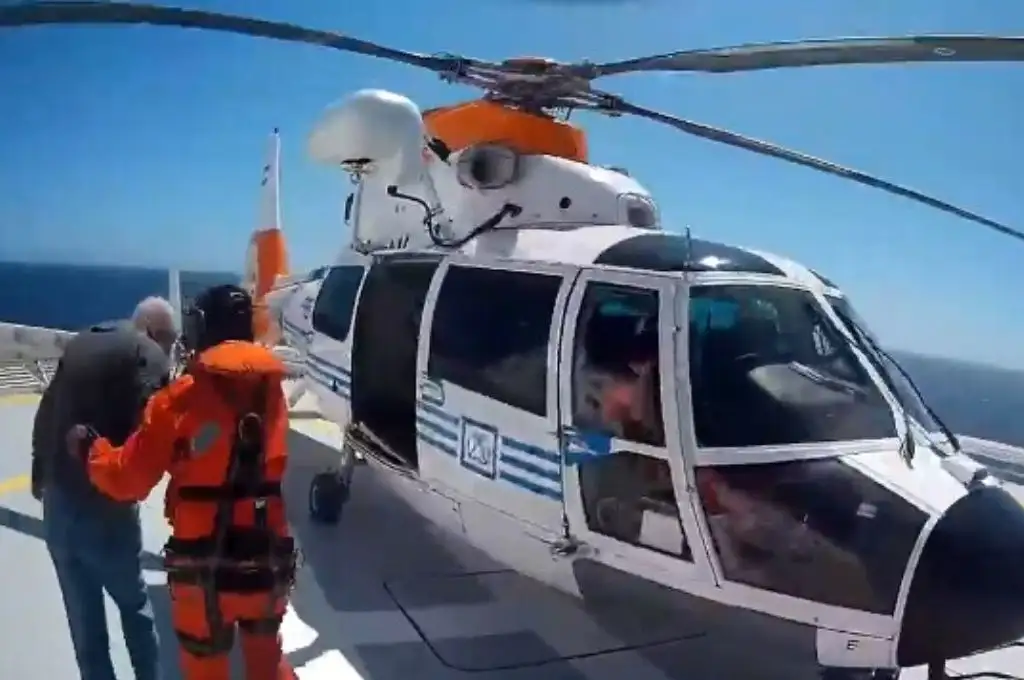 Mar del Plata: dos pasajeros estadounidenses evacuados de urgencia de un crucero