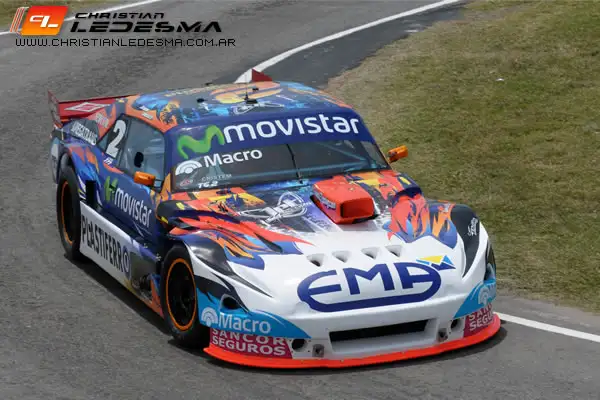 Christian Ledesma pudo terminar el campeonato en pista. 