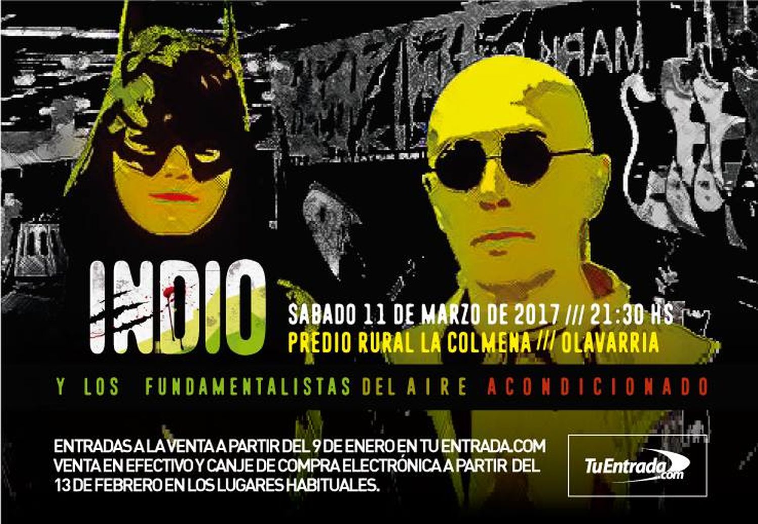 Ni Azul ni Pehuajó: Confirman recital del Indio Solari en Olavarría