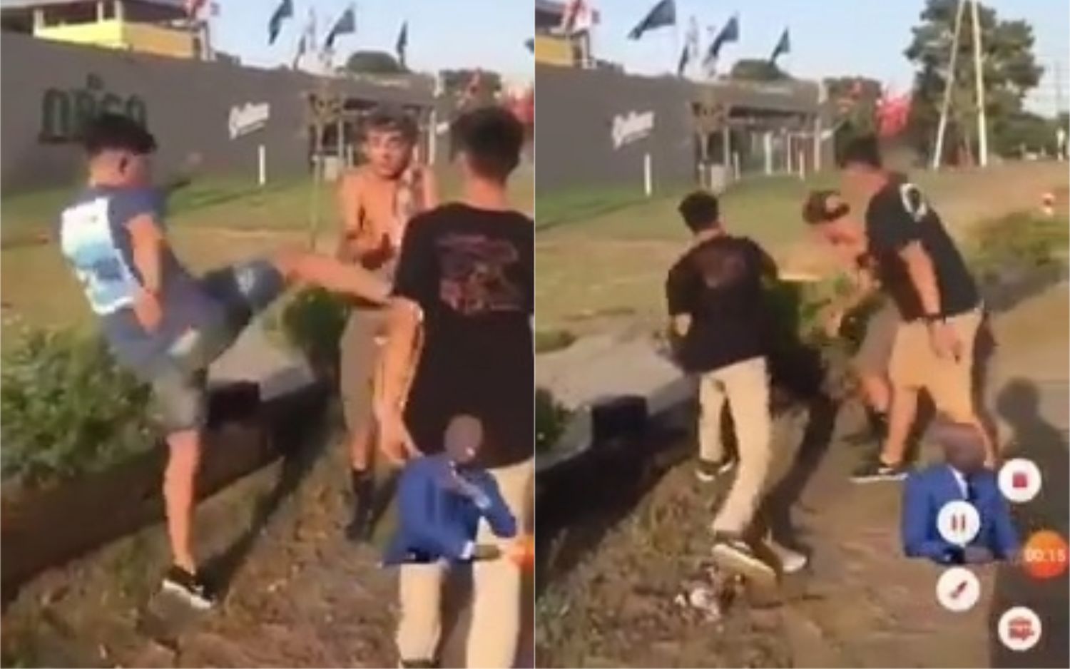Video salvaje: Así atacan los grupos de rugbiers a la salida de la zona de boliches en Villa Gesell
