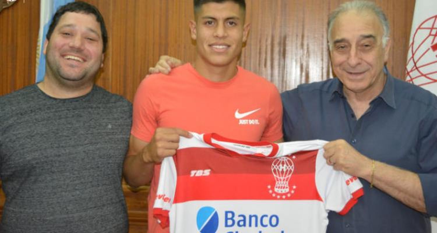 Sebastián Ramírez empezó la pretemporada con Huracán y apunta a debutar en primera