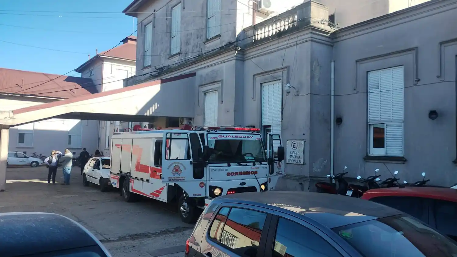 Rápida intervención de los Bomberos