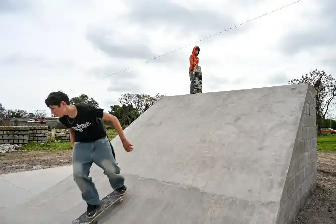 Chascomús inauguró un nuevo playón urbano que se consolida como punto de encuentro