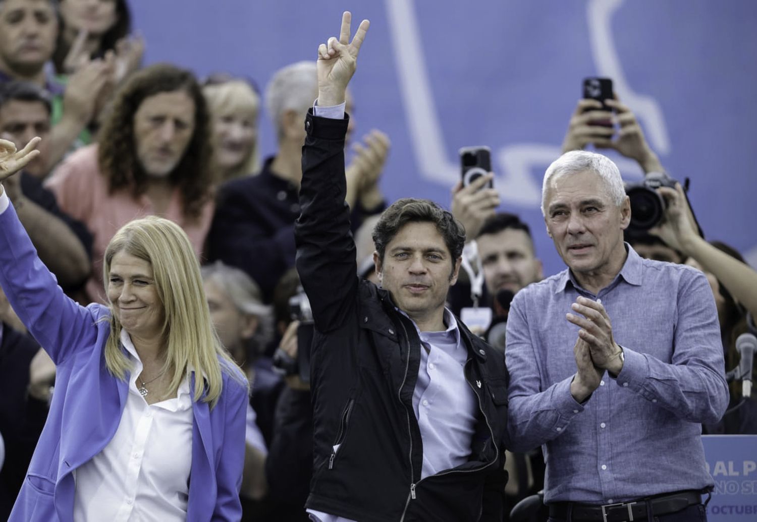 Axel Kicillof encabezó el acto del Día de la Lealtad.