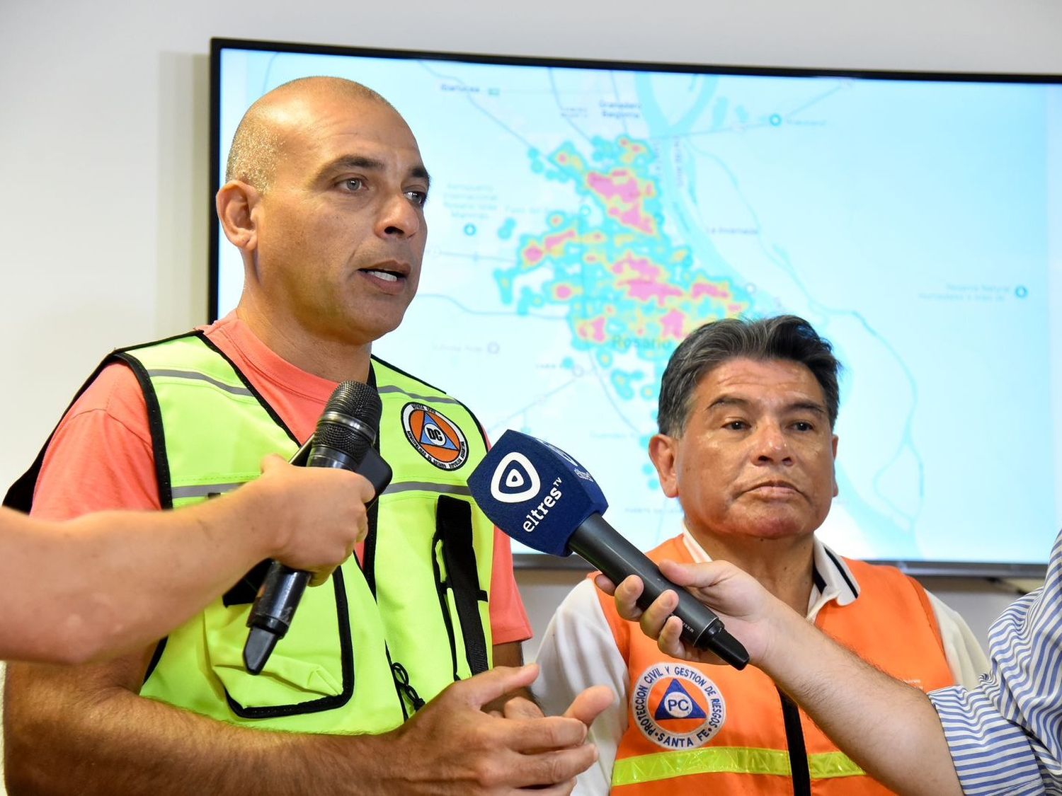 La Municipalidad y la provincia continúan con los trabajos en conjunto por los destrozos de la tormenta sobre Rosario